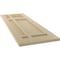 Ekena Millwork True Fit PVC San Juan Capistrano Mission Style Fixed Mount Shutters, Natural Twine, 18W x 65H, PR TFP001SJ18X065NT - alternate 5